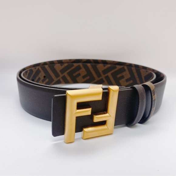 FENDI FF logo reversible belt size 95 - Picture 3 of 4